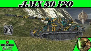 AMX 50 120  World of Tanks Blitz [upl. by Parfitt]