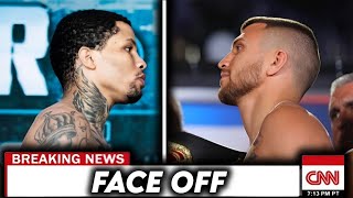 BREAKING Gervonta Davis vs Vasyl Lomachenko  FACE OFF [upl. by Isawk]