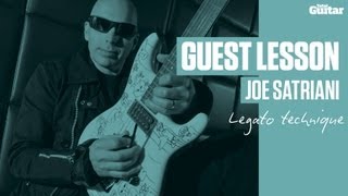 Joe Satriani Guest Lesson  Legato technique TG235 [upl. by Parsifal]