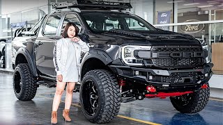 2023 Black Ford Next Gen Wildtrak 4x4 10AT New Dress Amado Off Road Thailand Review [upl. by Klapp]