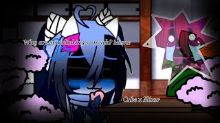 Why are you blinking so much Meme  JSaB  Cube x Blixer  My AU  GlitchedKat [upl. by Odnanreh]