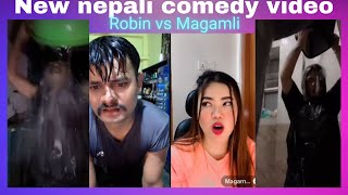 episode  15 \ NEW NEPALI COMEDY AND FUNNY VIDEO \ THE MAKING FACTS \ ROBIN vs MAGARNI [upl. by Zanlog]