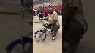 Lowrider Bike With Air Bags lowrideraddicts shortsfeed lowridergang lowrideraddictstv [upl. by Ayanat]