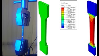 Learning Abaqus 1 Simulating Tensile Test in Abaqus step by step abaqus abaqustutorial tutorial [upl. by Saundra]