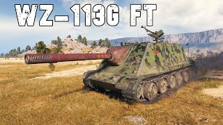 World of Tanks WZ113G FT  8 Kills 104K Damage [upl. by Inuat226]