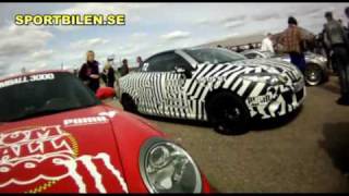 Gumball 3000 Anderstorp Raceway 2010 3rd May walkaround [upl. by Anerev23]