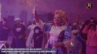 PROPHETESS DR BISI ALAWIYE  PURE PRAISE CONCERT SEASON 8  KEMI REHOBOTH [upl. by Mord]