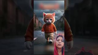 Billi ke baccha ke sath galat hua😹😹 story animation cartoon cat kahani animatedshow shorts [upl. by Livvie]