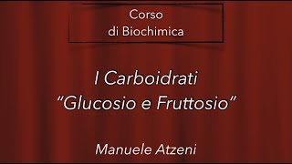 I carboidrati più abbondanti Glucosio e Fruttosio L2 [upl. by Autrey]