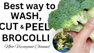 LETS WASHCUT AND PEEL BROCOLLI [upl. by Notyalc]