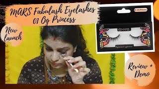 MARS Fabulash Eyelash Review  New Launch  Affordable Eyelashes  Festive Series 3 [upl. by Behre]