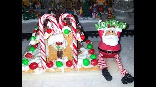 Graham cracker houses for Christmas [upl. by Assenev]