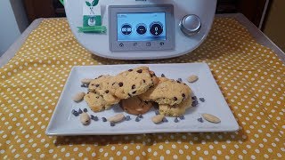 Biscotti di frolla con gocce di cioccolato e mandorle bimby per TM5 e TM31 [upl. by Teddie]