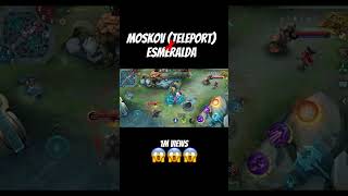 Moskov TELEPORT X Ezmeralda viralvideo viralshorts mlbb mobilelegends gaming [upl. by Guild]