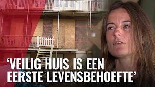 Huurders eisen renovatie van hun verzakte huis [upl. by Yaras952]