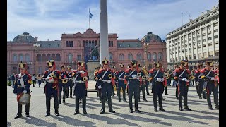 Marcha de San Lorenzo Regimiento de Granaderos a Caballo [upl. by Terza]