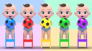 5 Colors with Nursery rhymes English Song For Kids  Wash your hands No Virus  Super Lime [upl. by Ennagrom]