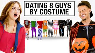 Blind Dating 8 Guys Based on Their Halloween Costumes [upl. by Aedrahs387]