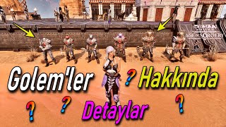 🔴Conan Exiles   Golemler Hakkında Önemli Bilgiler 2023 [upl. by Aima791]