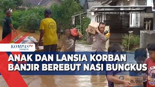 Korban Banjir Jember Berebut Bantuan Makanan [upl. by Ysirhc]