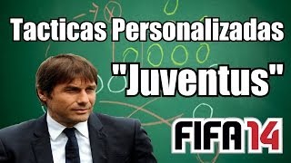 Fifa 14  Tacticas Personalizadas quotComo jugar al estilo Juventusquot  Linea de 3  ShabaHD [upl. by Hulbard526]