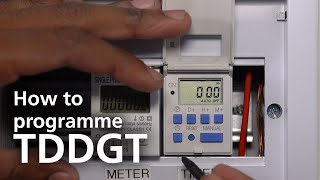 TDDGT Digital Geyser Timer  Programming tutorial [upl. by Yentrok446]