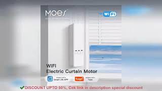 MOES Tuya WiFi Smart Motor Electric Chain Roller Blinds Shade Shutter Review [upl. by Gaudette]