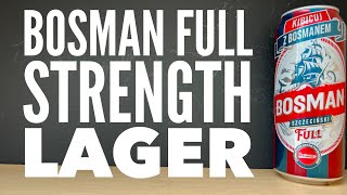 Bosman Full Lager Review By Browarze Bosman  Polish Lager Review [upl. by Yrocej]