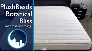 PlushBeds Botanical Bliss Mattress Unboxing [upl. by Cirederf]