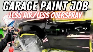 LESS AIR LESS OVERSPRAY when painting your car [upl. by Aiuqenehs]