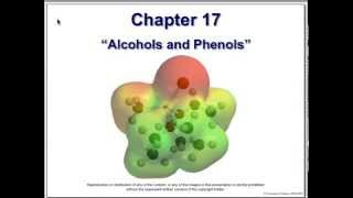 Organic Chemistry I  Chapter 17  Alcohols and Phenols [upl. by Arvin]