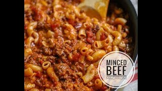 MINCED BEEF MACARONI [upl. by Hanaj958]