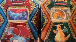 Do Not Buy These  Reprinted Dragonite and Salamence Tins at CVS  Pokemon Cards Opening [upl. by Anilorak]