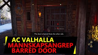 Mannskap Angrep AC Valhalla  How to open barred door in Mannskapsangrep [upl. by Ardnael]