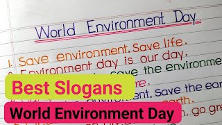 world environment day slogans in english  Slogans on world environment day [upl. by Ainslie605]