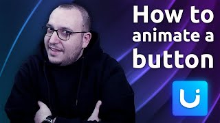 How to animate a button  UI Selectable  How to create a UI in Unity  Part 5  Doozy UI Manager [upl. by Kciwdahc]