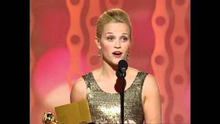 Reese Witherspoon Wins Best Actress Motion Picture Musical or Comedy  Golden Globes 2006 [upl. by Molohs]