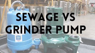 Sewage vs Grinder Pumps [upl. by Kiernan]