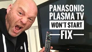 Panasonic Viera Plasma TV Won’t Start  Solution And Fix  TXP42S20B  TV Remote Not Working [upl. by Asilla]