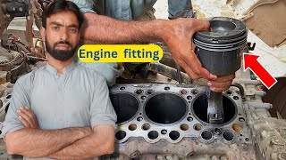 Fixing Blow By Issue Engine Part Replacement and Fitting Hino p11c Engine Part 2 [upl. by Balas]