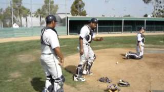 David Ramirez quotGo Ninjaquot catchers dance Long Beach Armada 2009 Training Camp [upl. by Charissa]