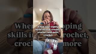 Anyone else need crochet to survive crocheter crochetlife [upl. by Aissilem]