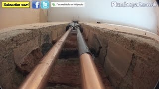 HOW TO CHASE PIPES INTO A WALL  Plumbing Tips [upl. by Nydia836]