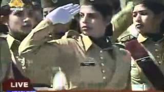 Pak Army Nurses  23rd march parade 2007 [upl. by Ahtebbat]