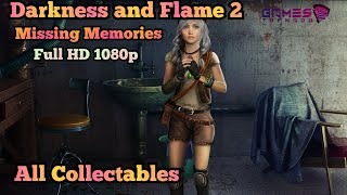 Darkness and Flame 2 Missing Memories  All Collectables  Complete Walkthrough [upl. by Anaeerb]