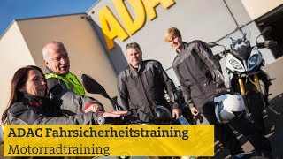 ADAC Fahrsicherheitstraining – Motorradtraining I ADAC [upl. by Laertnom470]