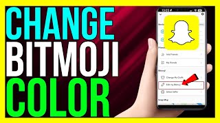 How to Change Bitmoji Color on Snapchat 2024 METHOD [upl. by Enirok964]