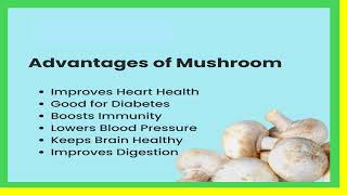 knowledge  Nutritional  Value of Mushroom [upl. by Roots935]