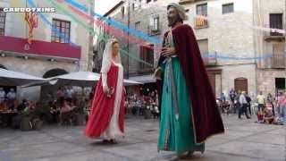 BesalÃº Festa Major 2012 Ball dels Gegants de BesalÃº [upl. by Barboza293]