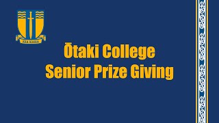 Otaki College Senior Prize Giving 2023 [upl. by Sibel]